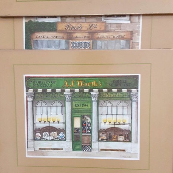 Vintage Clover Leaf Table Placemats (4) cork back - Picture 3 of 3